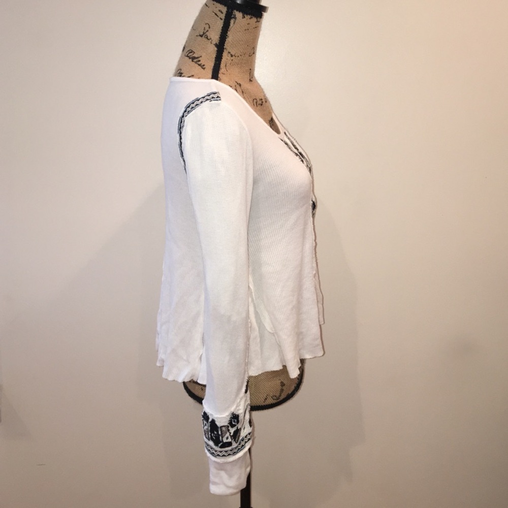Free People Marion Embroidered Thermal Swing Top - Picture 4 of 11